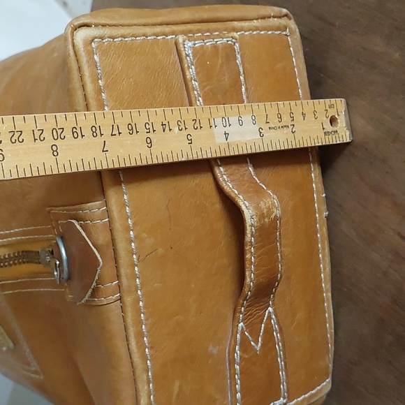 Vintage Suede Leather Carriel Yidi Zipper Camera Bag/Satchel *FINAL PRICE* ♡♡ - Picture 8 of 16